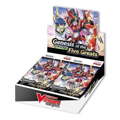 #ad Cardfight Vanguard overDress: Genesis of the Five Greats Box Factory Sealed $44.99