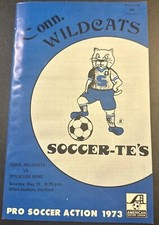 1973 CONNECTICUT WILDCATS VS. SYRACUSE SUNS ASL SOCCER PROGRAM