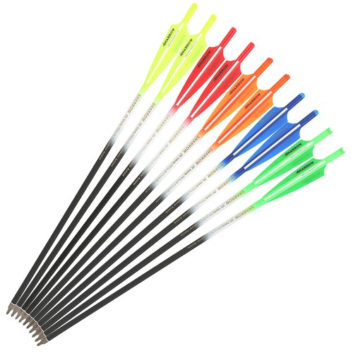 16" 17" 18" 20" 22" Crossbow Bolts Carbon Arrows Vanes Archery Bow Hunting - Picture 2 of 18