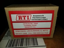 10 boxes pack New RTI Cleaning Tissue for all TapeChek Cleaner (120 rolls lot)