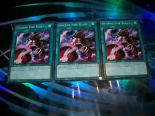 3x Inferno Fire Blast Unlimited Edition Common LDK2-ENJ23 Yu-Gi-Oh!