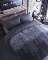Catherine Lansfield Salvage Twin Pack King Quilt Set - Charcoal Catherine Lansfield Salvage Twin Pack King Quilt Set - Charcoal