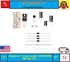 REPAIR PARTS KIT FOR Magnavox   DVD VCR  power supply   ZV427MG9A