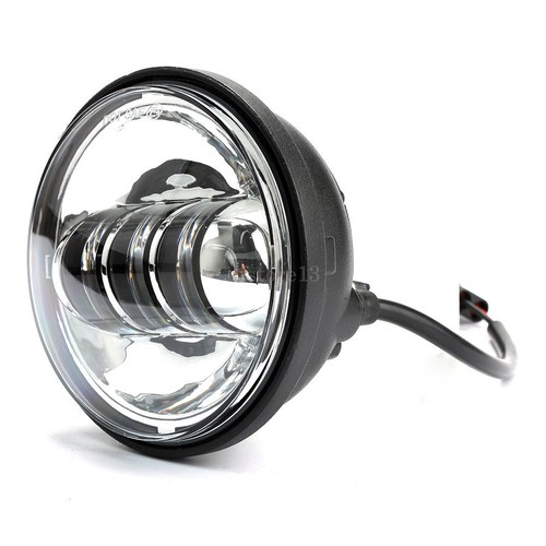 Motorcycle 4.5" Fog Light Lamp 6 LED Auxiliary Passing For Harley Davidson Honda - Picture 9 of 10