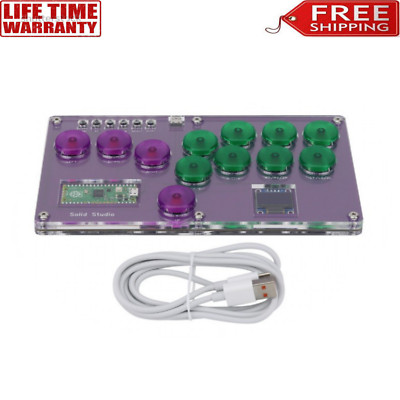 Solid Studio Arcade Game Controller Fight Stick for Hitbox KOF Street Fighter 6