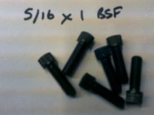 5/16" X 1" BSF CAP HEAD SOCKET / ALLEN SCREWS   UNBRAKO  X 6