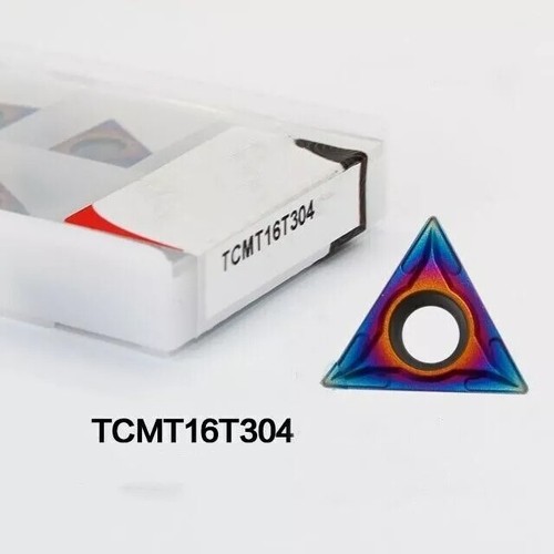 Nano Blue TCMT16T304 ZM1135N TCMT32.51 Lathe Boring bar CNC Carbide Insert HRC50 - Foto 3 di 3