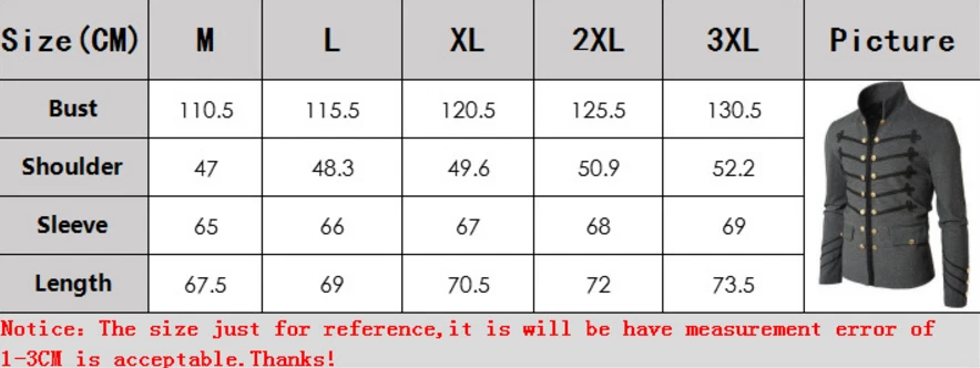 Nueva Chaqueta Militar Para Hombre Abrigo Gótico Victoriano De Colección Informal Abrigos Finos Chaqueta Foto 4 de 4