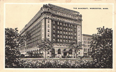Postcard The Bancroft Worcester MA