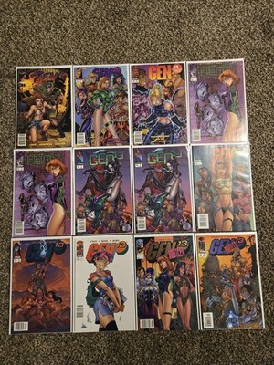 GEN 13 Lot of 12 #4, 6, 7, 8(x2), 9(x2), 12, 13C, 14, Gen 13 Bootleg #1,3 Comics
