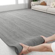 Wood Grain Peel Stick Vinyl Flooring - Durable Self-Adhesive Floor Stickers