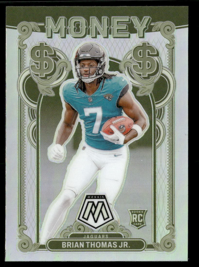 2024 Panini Mosaic #9 Brian Thomas Jr. Money