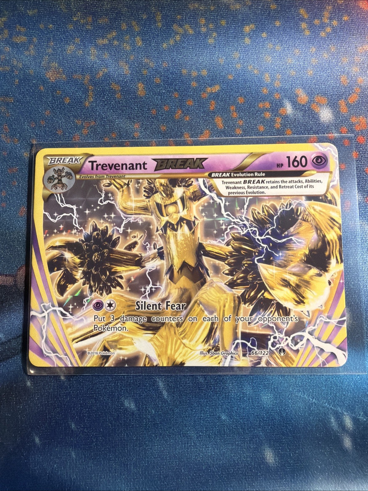 Trevenant BREAK 66/122 Breakpoint Holo Full Art Pokémon Card Near Mint NM
