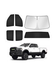 Sunshades for Dodge Ram 2500 3500 2010-2025 2026 Accessories Windshield Sun S...