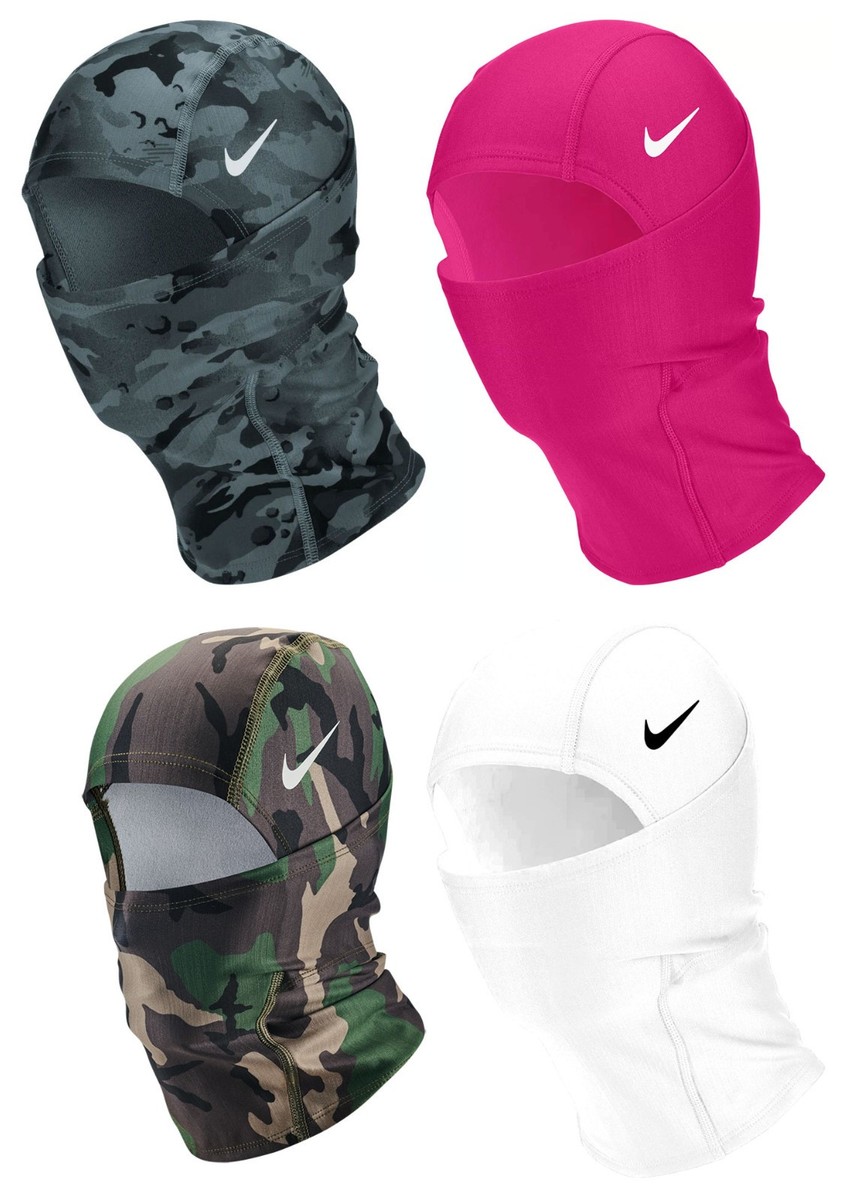 Nike Pro Hyperwarm Hood Pooh Shiesty Ski Mask White Ships SAME DAY