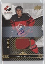 2018 Upper Deck Team Canada Juniors Premium Swatch 181/199 Jake Bean #2 Auto au7