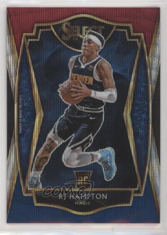 2020-21 Panini Select Premier Level Tri-Color Prizm RJ Hampton #195 0gs6