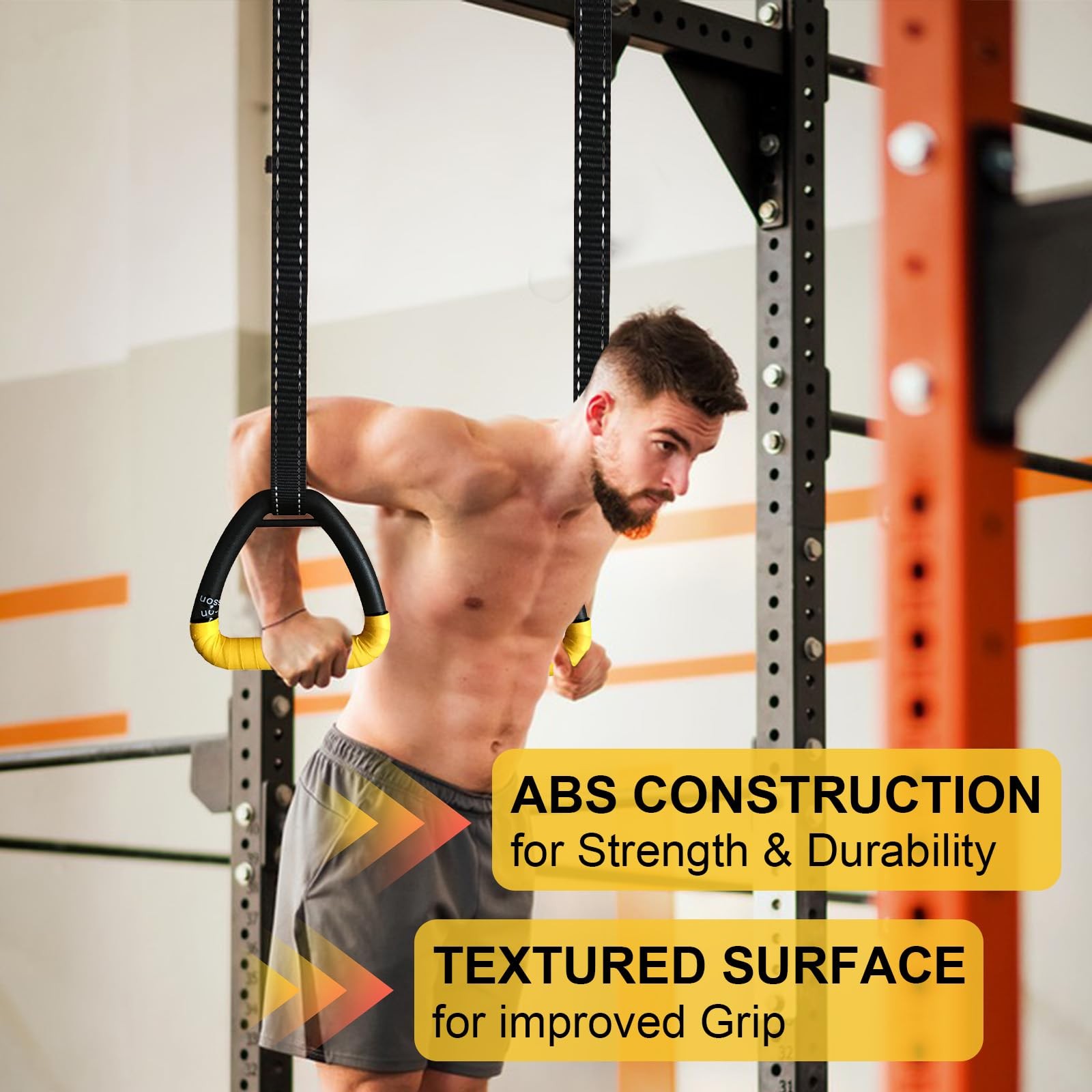 Adult Rings, Fitness Rings Equipment, Pull-Up Rings, Adult Home Fitness Rings No