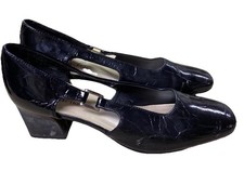 Vintage Little Lee Collection Shoes Black 7 1/2 Women s Shoes Pumps