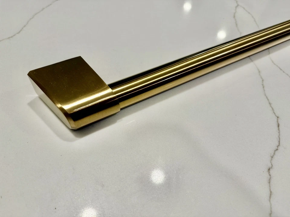 Conjunto de mango de latón cepillado para electrodomésticos de café WB03X46008 ¡NUEVO! Foto 3 de 4