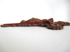 VTG Ornate Syroco Wood Crucifix Corpus Jesus Nailed to Cross INRI Wall Hanging — photo 7