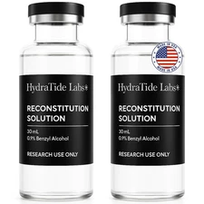 Reconstitution Solution - 2x30mL Glass Vials - Deionized Water w/ 0.9% Benzyl Al
