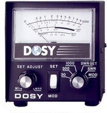 Dosy PM1000 PM 1000 TS SWR Power Cb Ham Radio Wattmeter Test Center Station