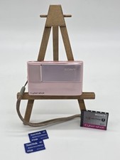 Sony Cyber-Shot DSC-T10 7.2MP Digital Camera PINK CRACKED SCREEN - As Is Parts