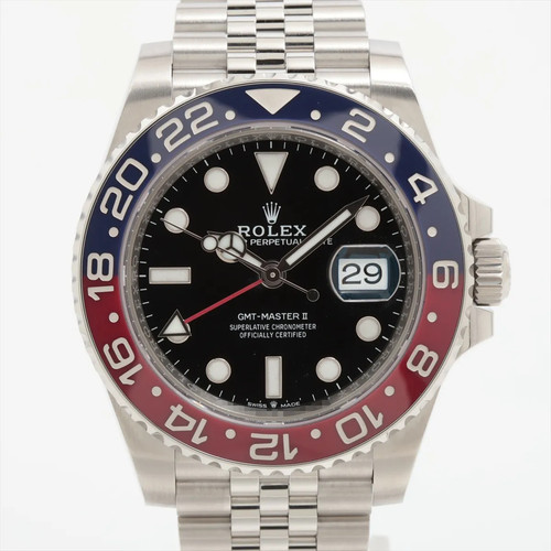 Rolex GMT Master II 126710BLRO SS SS AT black dial 2 Extra Links