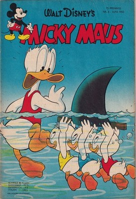 Micky Maus 6 / 1953 original Ehapa