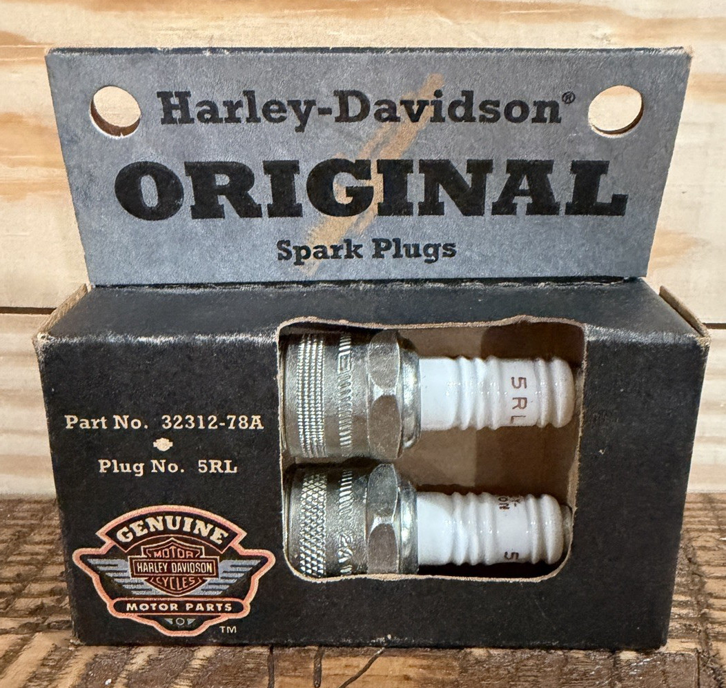 NEW Harley-Davidson Spark Plugs OEM 32312-78A 5RL New Old Stock NOS