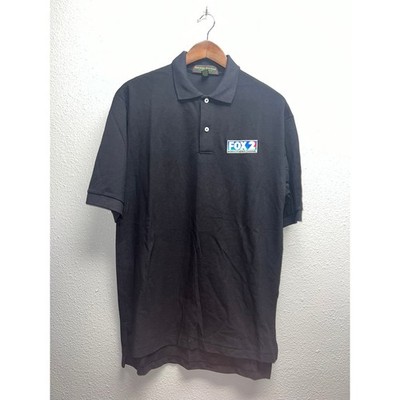 Vintage Hawaii News Polo Shirt Hawaii's News Channel Fox 2 Black Tee Medium