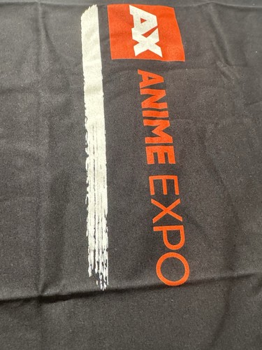 Brand New Anime Expo Printed Embroidered T Shirt Black Unisex Size Medium - Picture 3 of 8