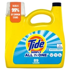 Tide Clean & Fresh Laundry Detergent, Refreshing Breeze HE Compatible