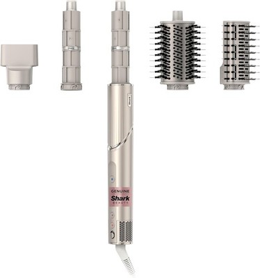 Shark HD430 FlexStyle Air Styling & Drying System, Powerful Hair Dryer Stone 