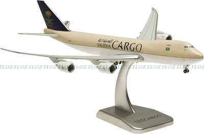 for Hogan for Saudia for Boeing 747-8F HZ-AI4 CARGO 1:400 Aircraft Model