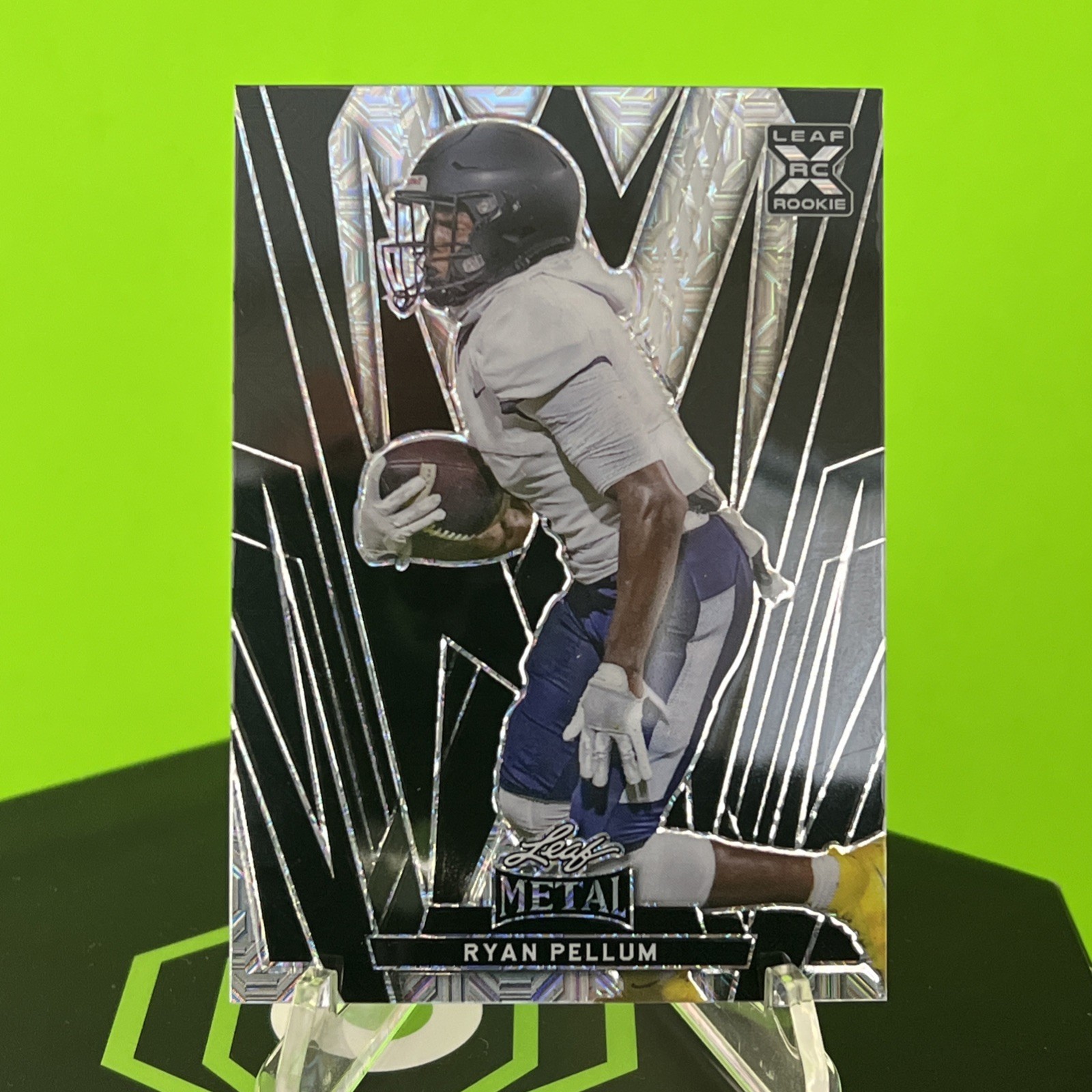 2024 Leaf Metal - Ryan Pellum #150 Black Pulsar /6 (RC)