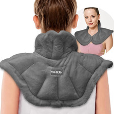 Microwave Heating Pad for Neck Shoulders and Back Pain Relief with Moist Heat
