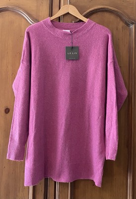 CLEARANCE NWT Le Lis Womens Small Oversized Knit Sweater Soft Wool Blend