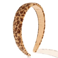 Leopard Print Headband for Girls Wide Cheetah Hairband Hair Accessories Leopard