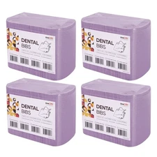 500 OneMed Purple Disposable Dental Bibs,Tattoo Nail Medical bibs -13"x18"