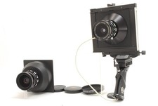 Near MINT SINAR handy 4x5 Large Format Camera Super Angulon 65mm F5.6 90mm F8