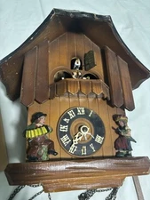 Herbert Herr Cuckoo Clock German Made, Working 1 Day, CK3277