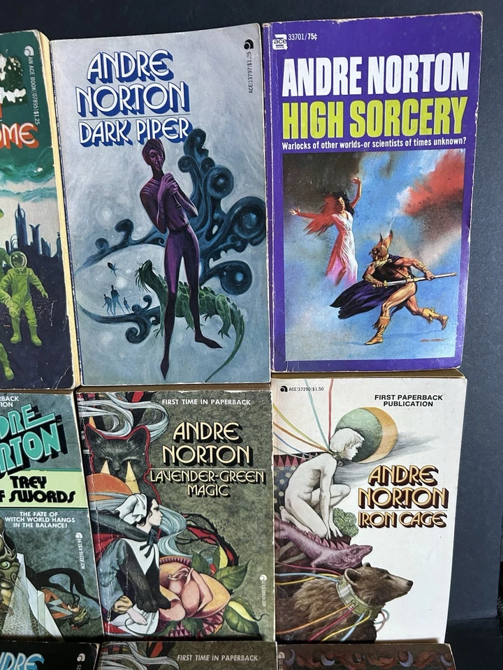Andre Norton Book Lot x 16 Vintage Sci-Fi & Fantasy Mass Market Paperbacks Foto 3 de 4