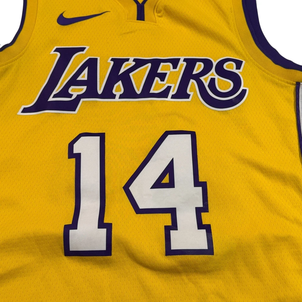 Camiseta deportiva Nike Los Angeles Lakers Brandon Ingram para hombre 44 oro amarillo baloncesto Foto 4 de 4