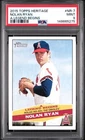 NOLAN RYAN 2015 Topps Heritage A LEGEND BEGINS #NR-7 PSA 9 MINT HOF POP 2