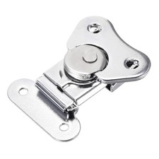 1.57-inch Iron Butterfly Twist Latch Keeper Toggle Clamp Silver