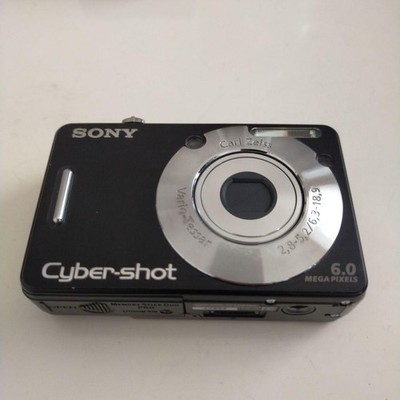 Sony Cyber Shot DSC W50 Digital Camera Black 7 2MP 3x Optical Zoom 