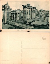 Roma Foro Romano Postcard 5701 Italy Vintage Sepia Unposted Roman Ruins Unused