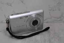 Casio EXILIM ZOOM EX-Z60 Silver 6.0MP Digital Camera TESTED WORKING